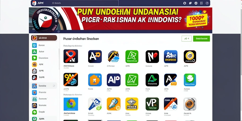 Tampilan menu utama 333V yang menarik.