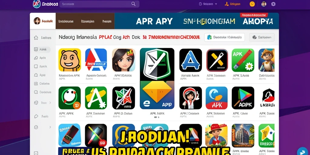 Tampilan awal yang menarik dan memikat untuk dimainkan.